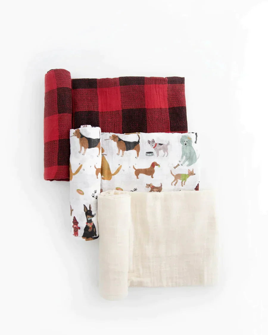 Cotton Muslin Swaddle Blanket Set
