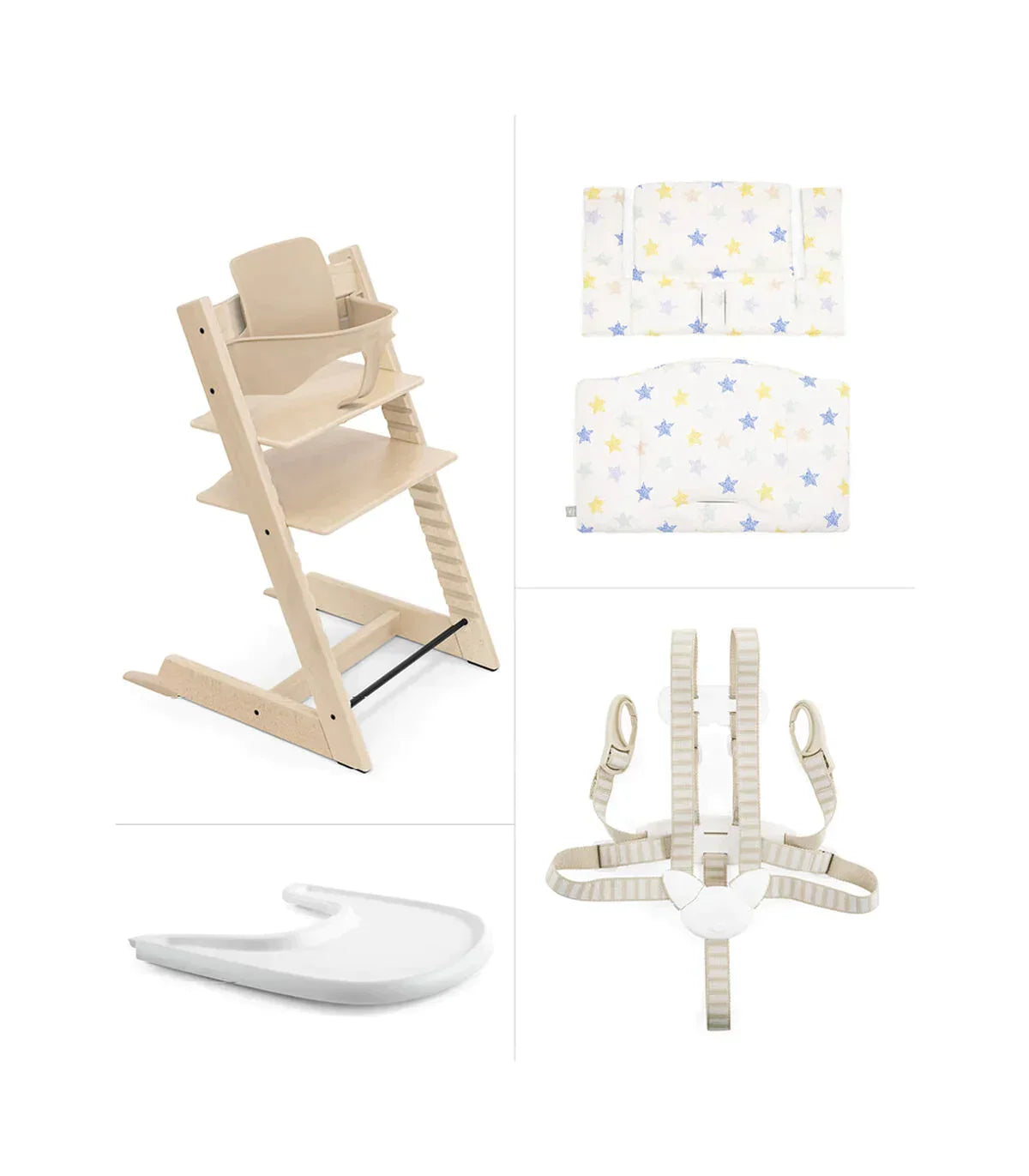 Tripp Trapp High Chair / Cushion / Tray