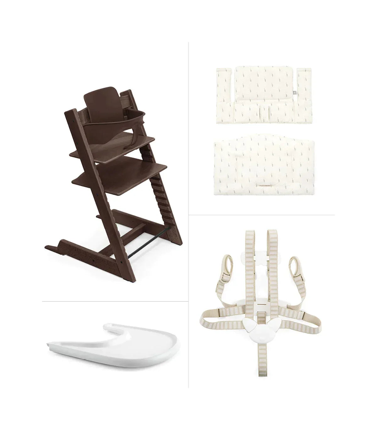 Tripp Trapp High Chair / Cushion / Tray
