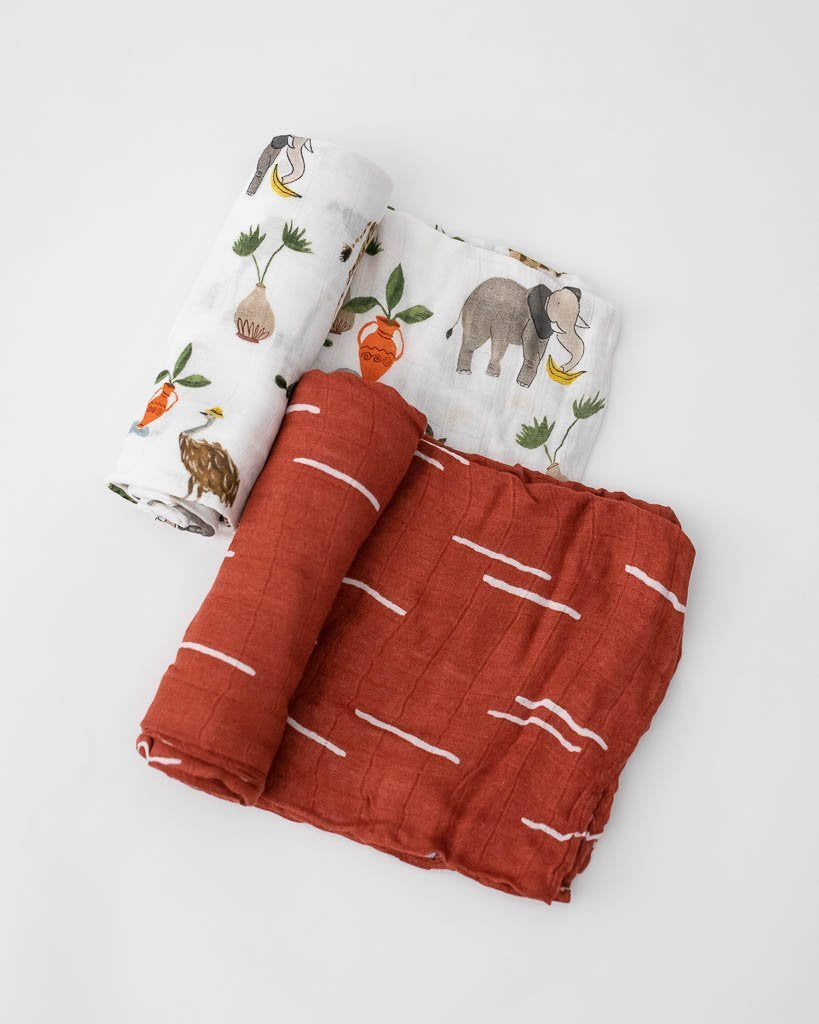 Deluxe Muslin Swaddle Blanket Set