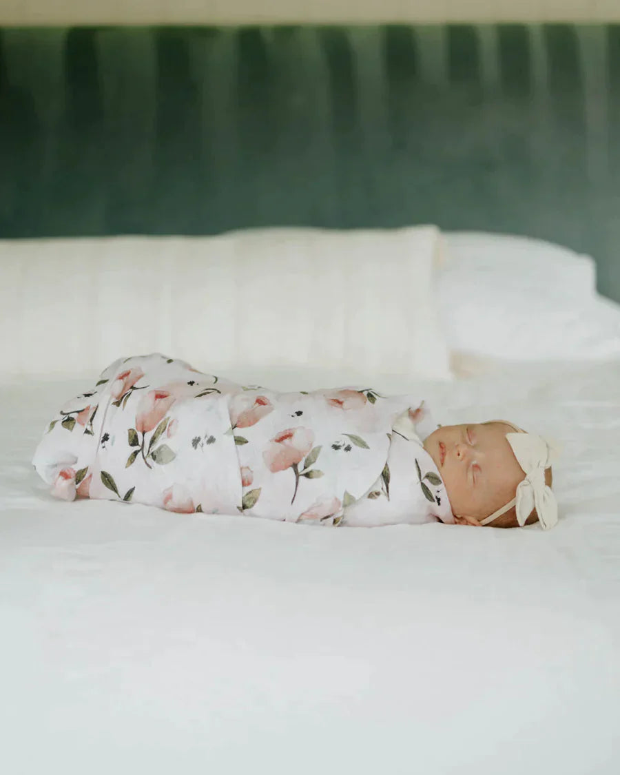 Organic Cotton Muslin Swaddle Blanket
