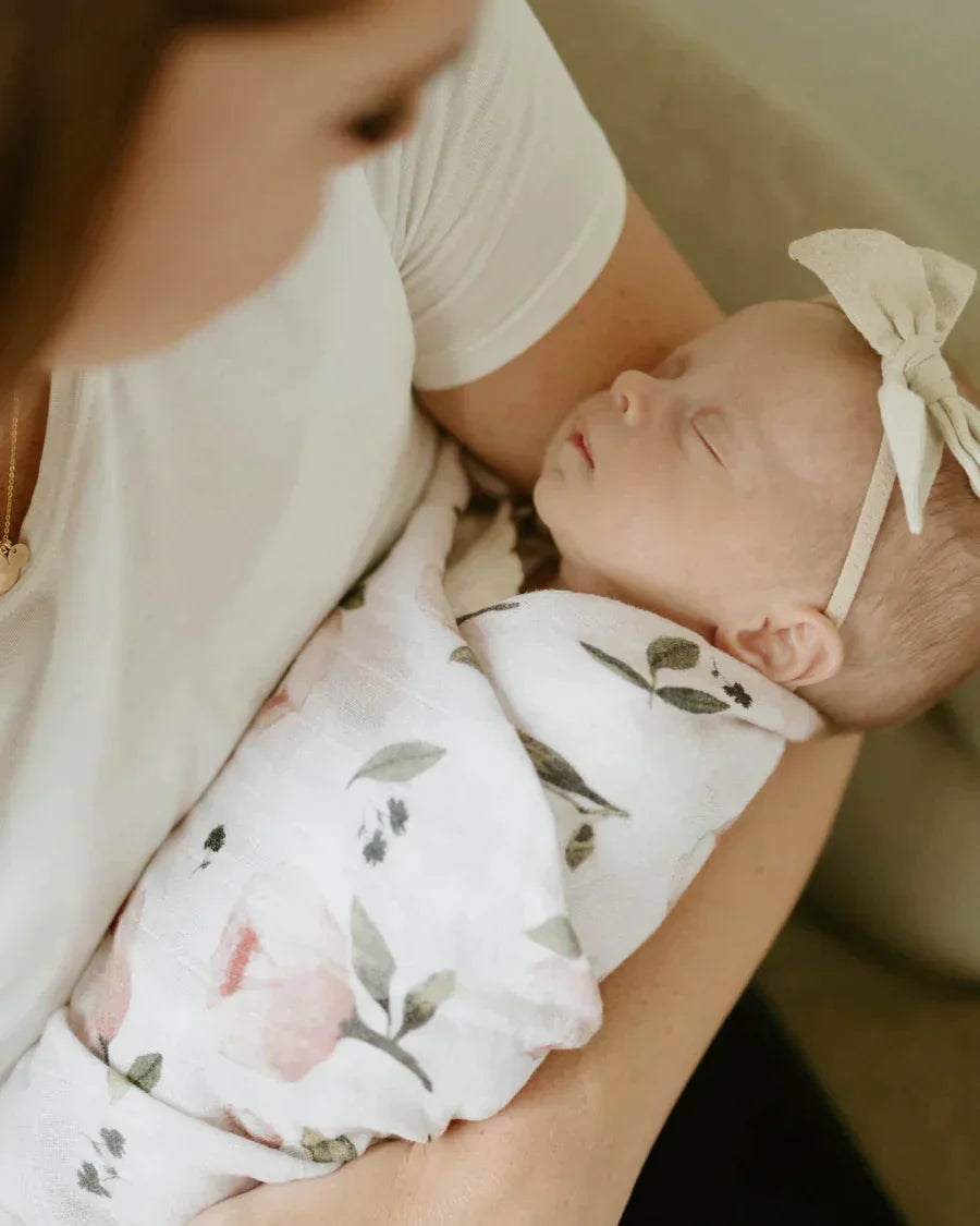 Organic Cotton Muslin Swaddle Blanket