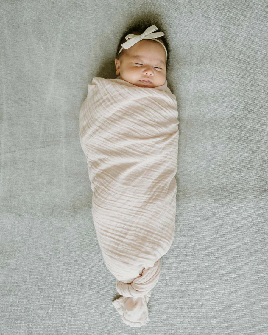 Organic Cotton Muslin Swaddle Blanket Set