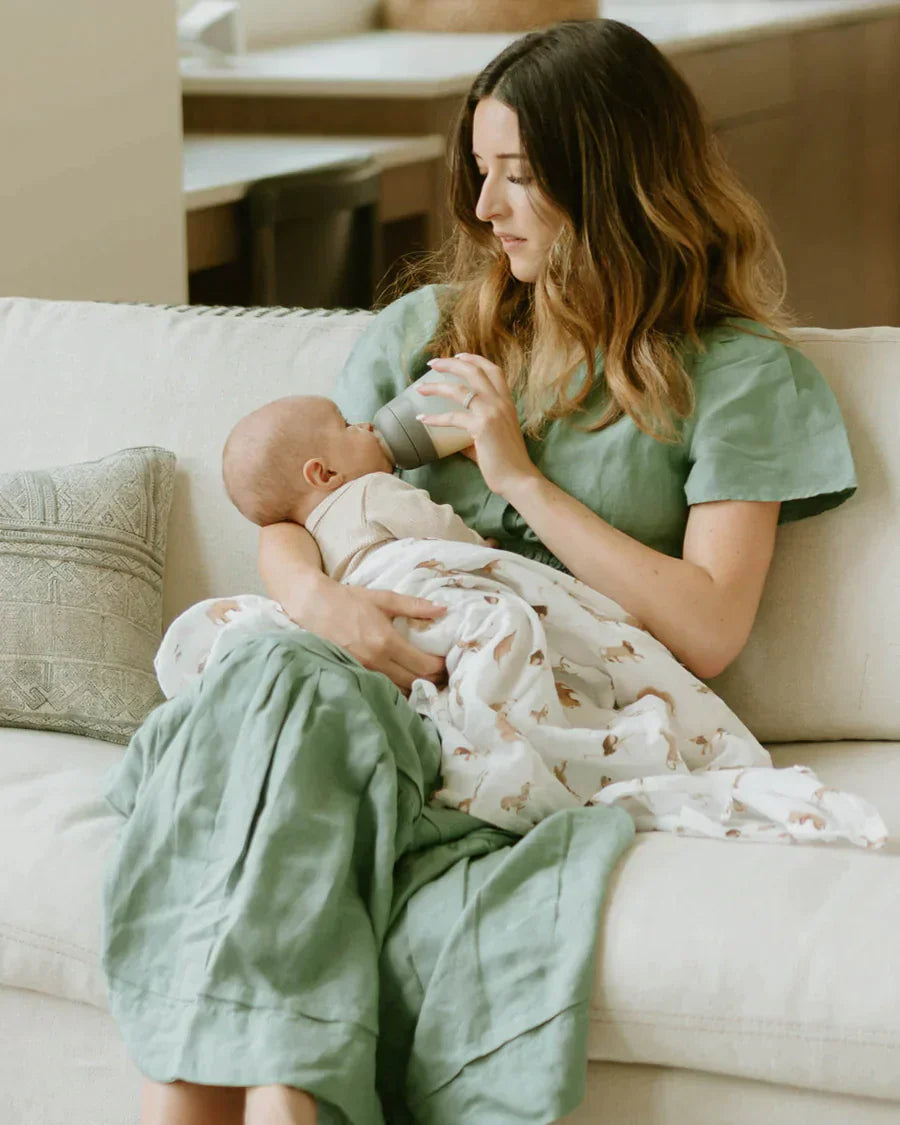 Organic Cotton Muslin Swaddle Blanket