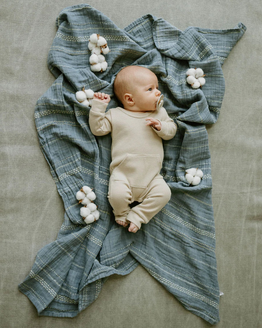Organic Cotton Muslin Swaddle Blanket Set