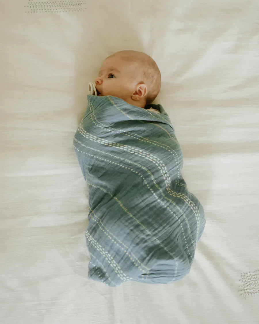 Organic Cotton Muslin Swaddle Blanket