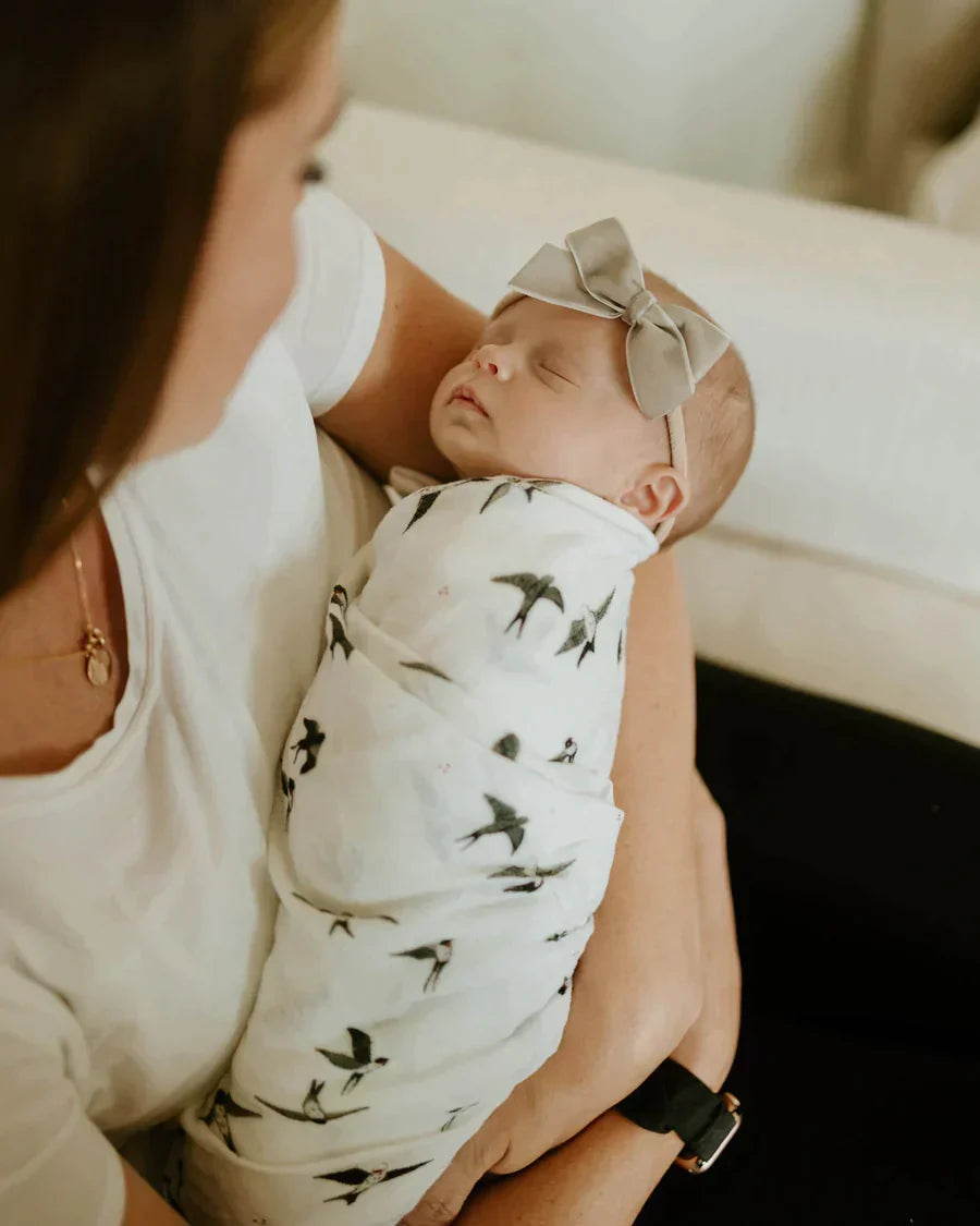 Organic Cotton Muslin Swaddle Blanket Set