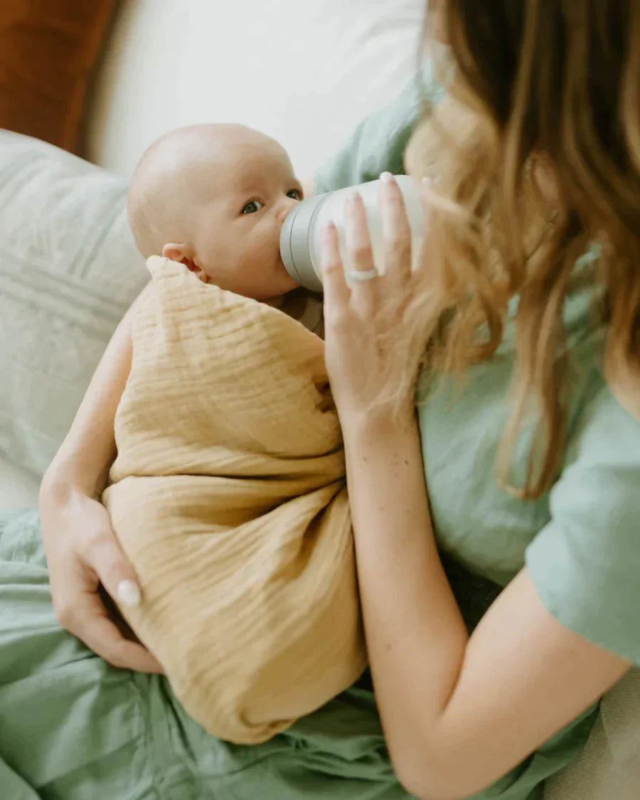 Organic Cotton Muslin Swaddle Blanket