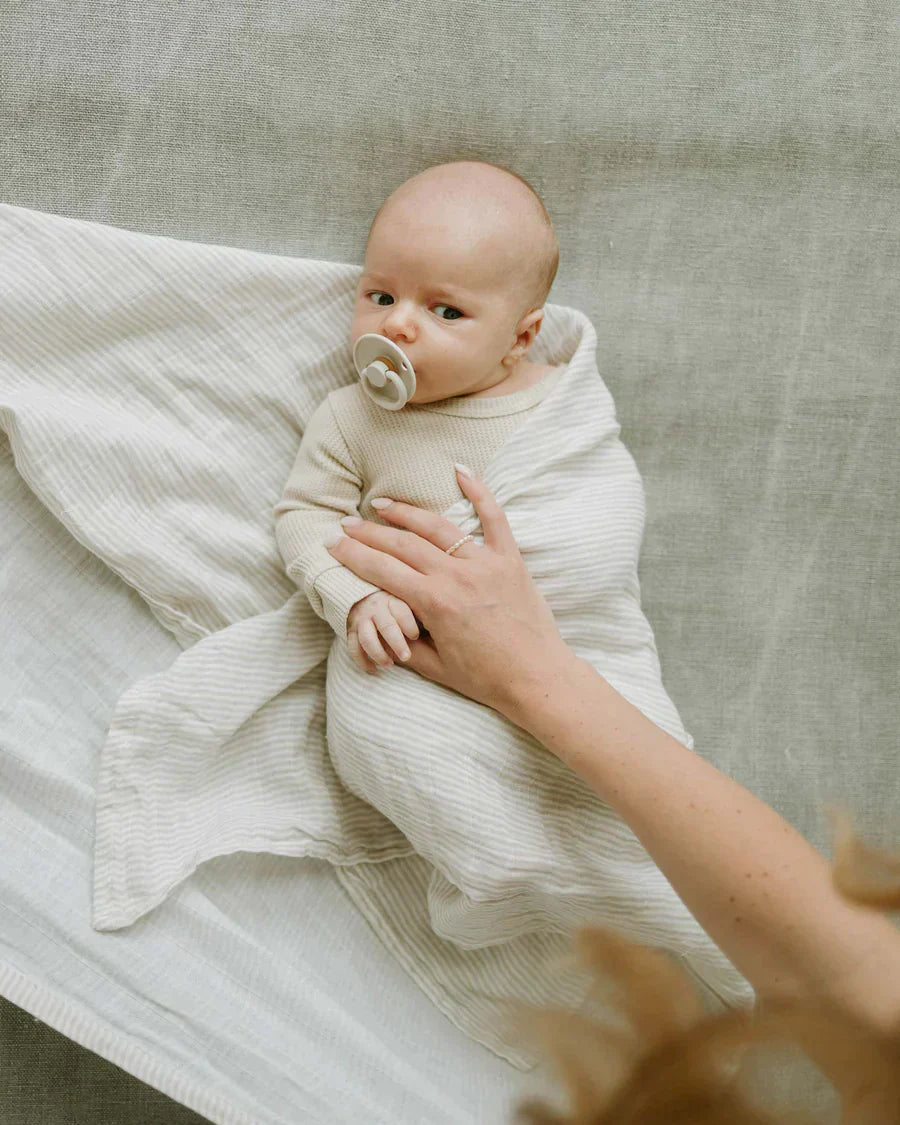 Organic Cotton Muslin Swaddle Blanket