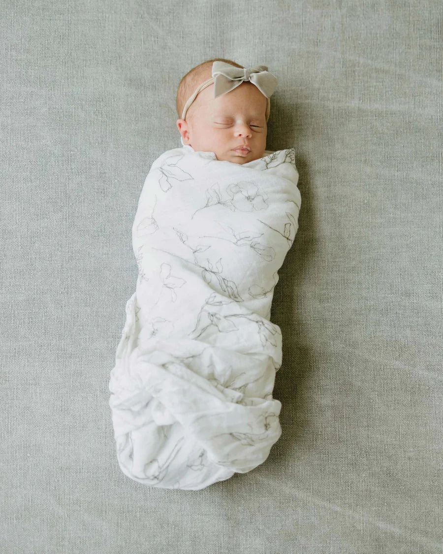Organic Cotton Muslin Swaddle Blanket