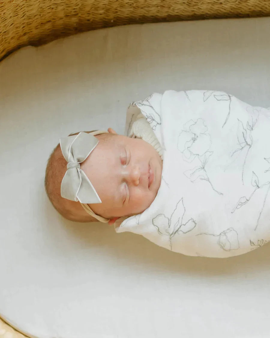 Organic Cotton Muslin Swaddle Blanket