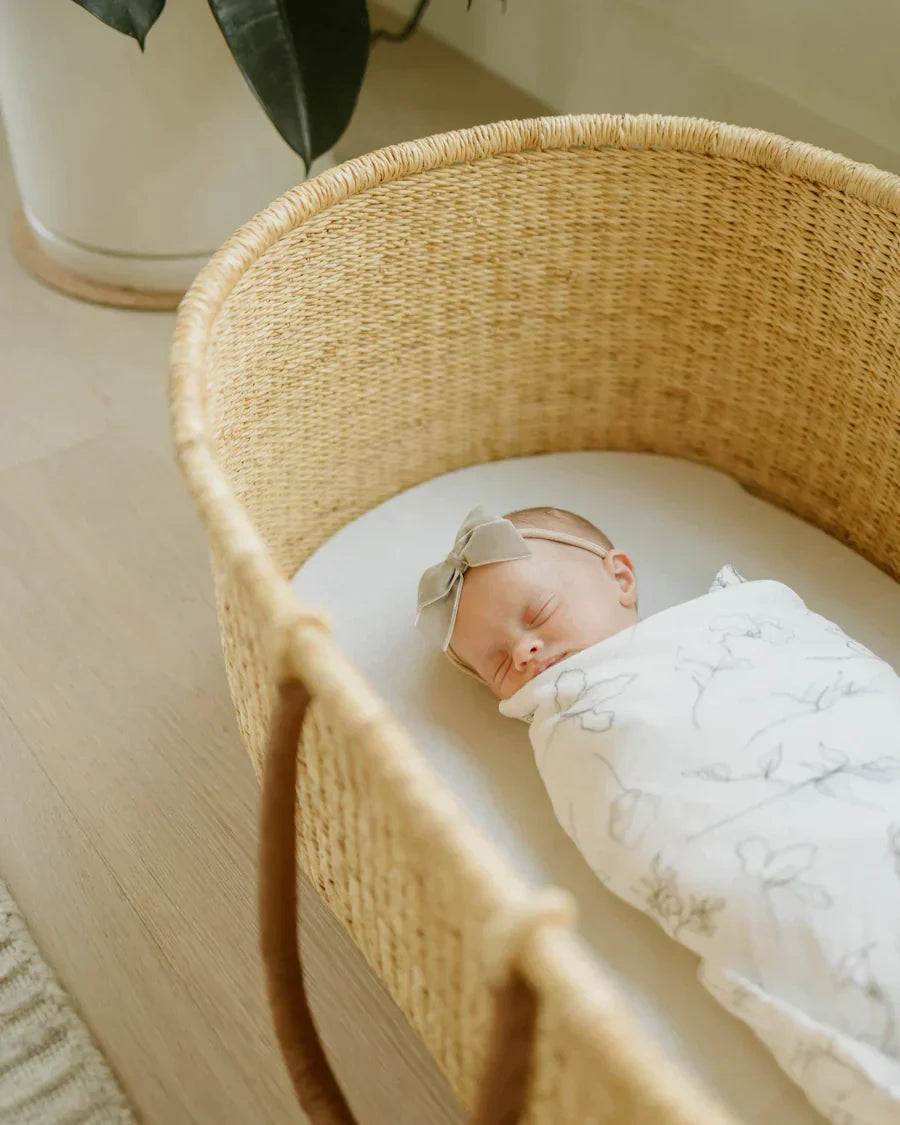 Organic Cotton Muslin Swaddle Blanket Set