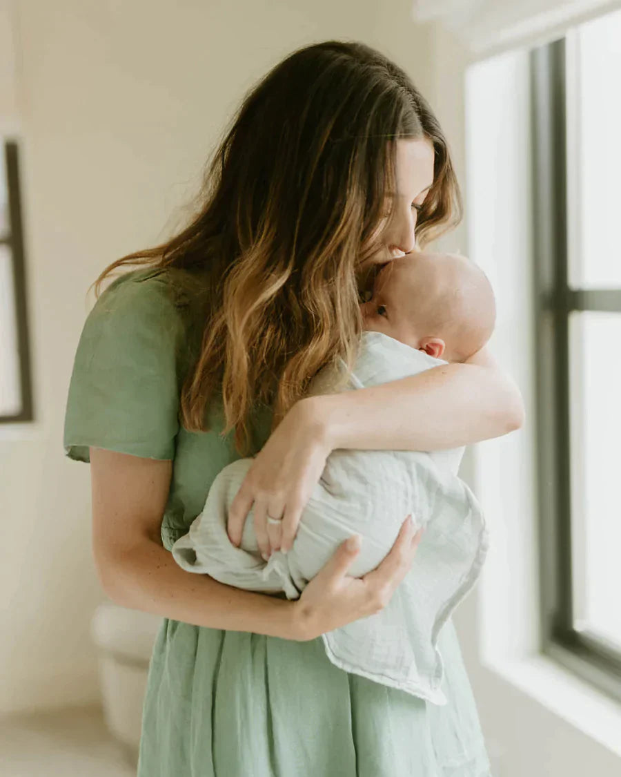 Organic Cotton Muslin Swaddle Blanket