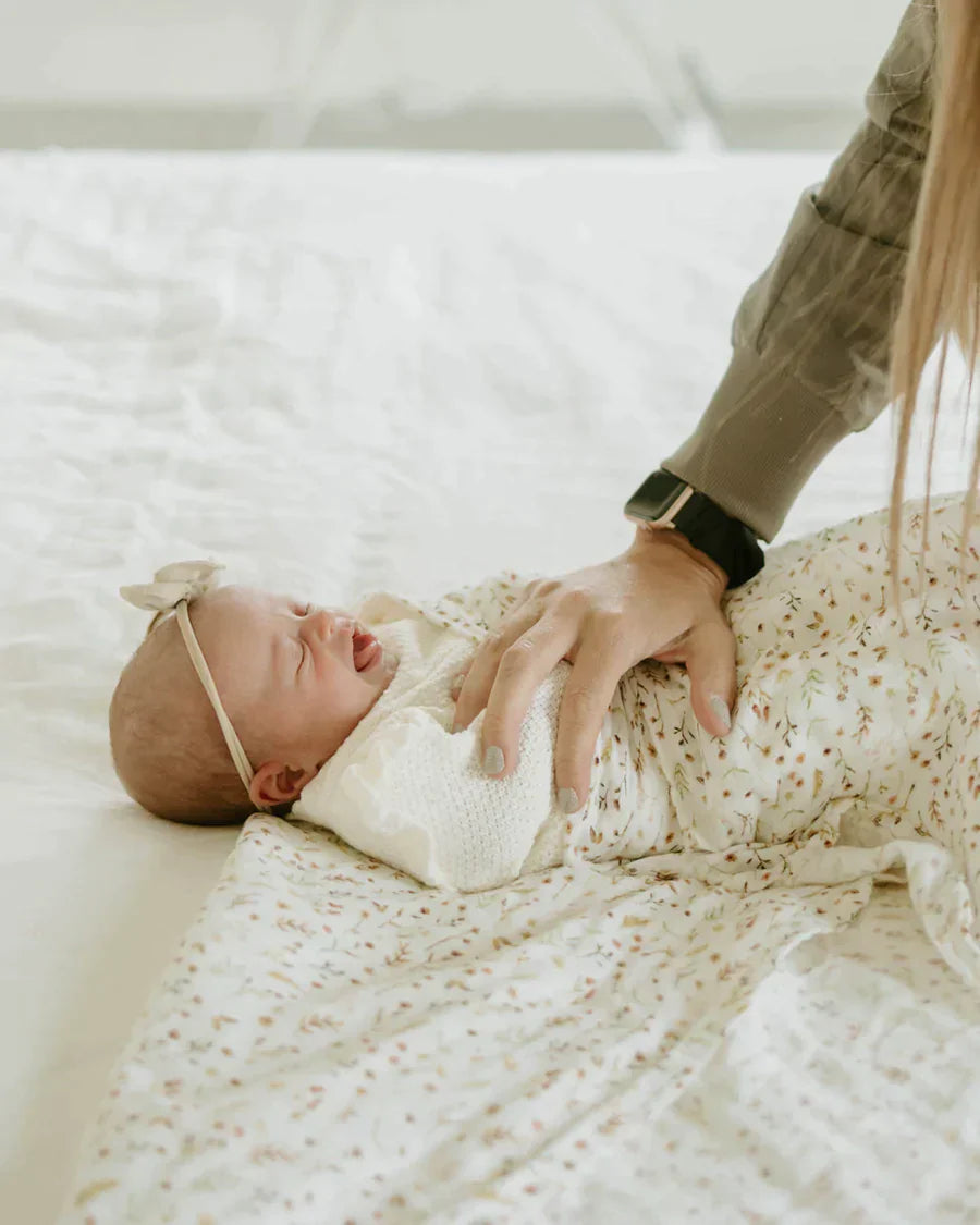 Organic Cotton Muslin Swaddle Blanket