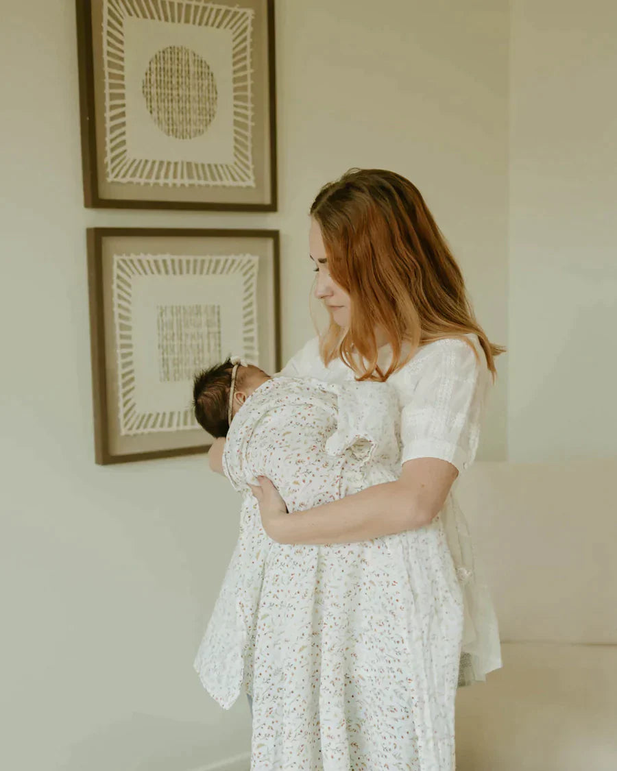 Organic Cotton Muslin Swaddle Blanket