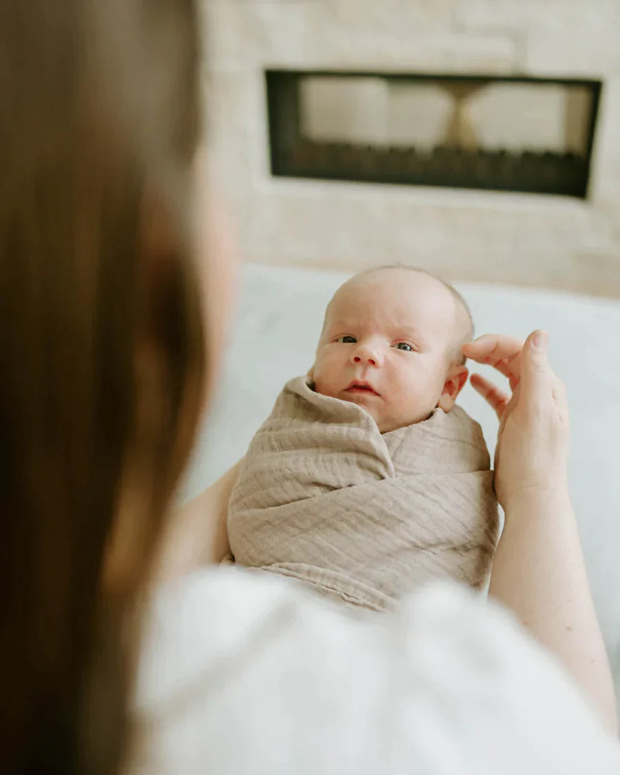 Organic Cotton Muslin Swaddle Blanket