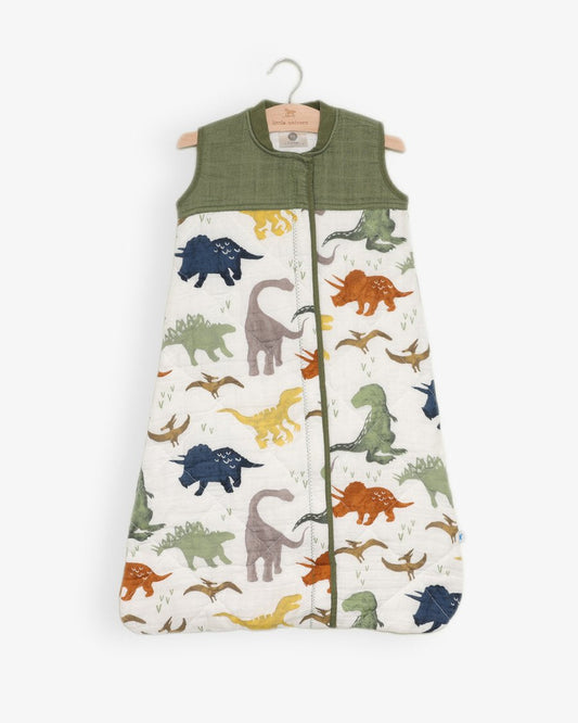 Cotton Muslin Quilted Sleep Bag Dino Friends