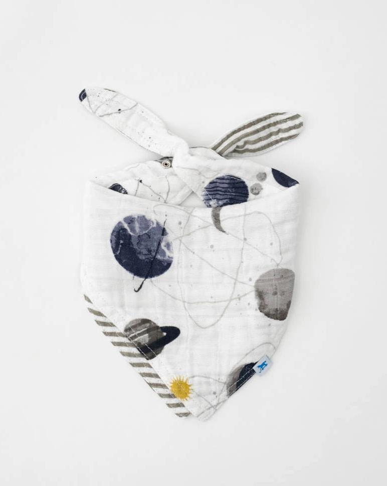 Cotton Muslin Reversible Bandana Bib