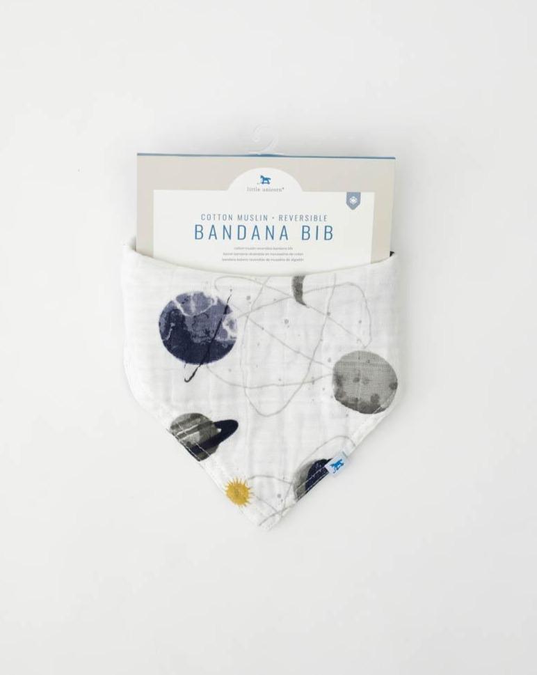 Cotton Muslin Reversible Bandana Bib