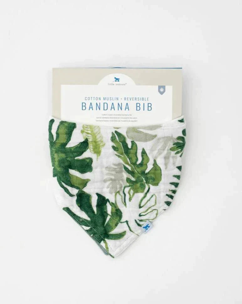 Cotton Muslin Reversible Bandana Bib