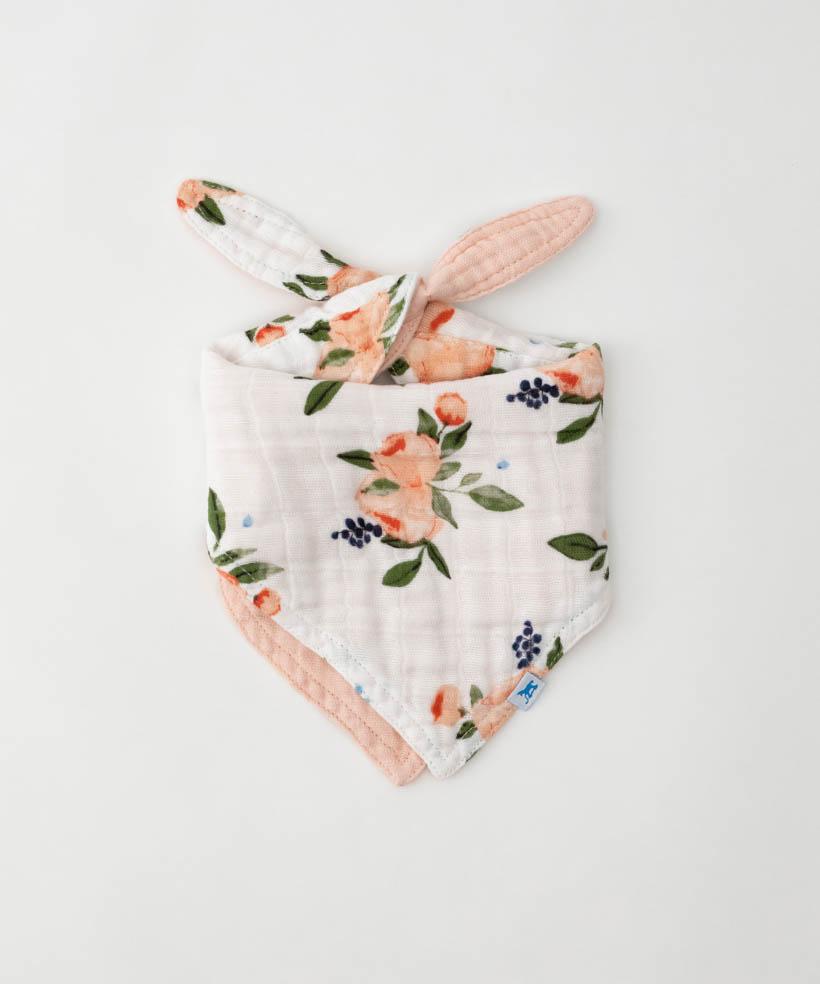 Cotton Muslin Reversible Bandana Bib