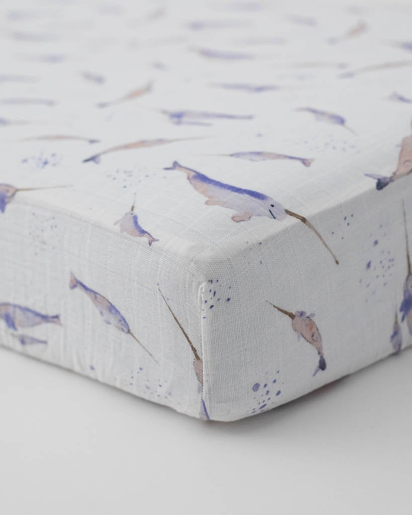 Cotton Muslin Crib Sheet