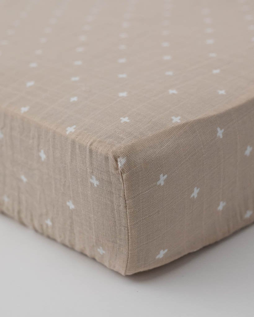 Cotton Muslin Crib Sheet
