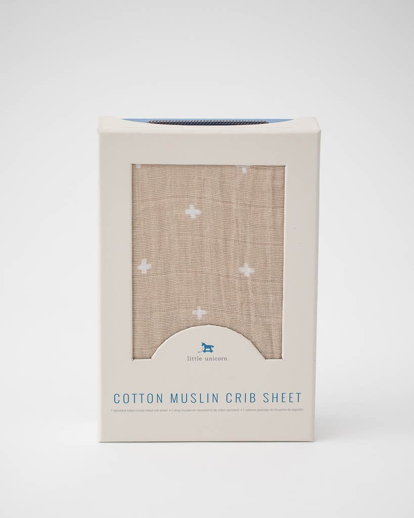 Cotton Muslin Crib Sheet