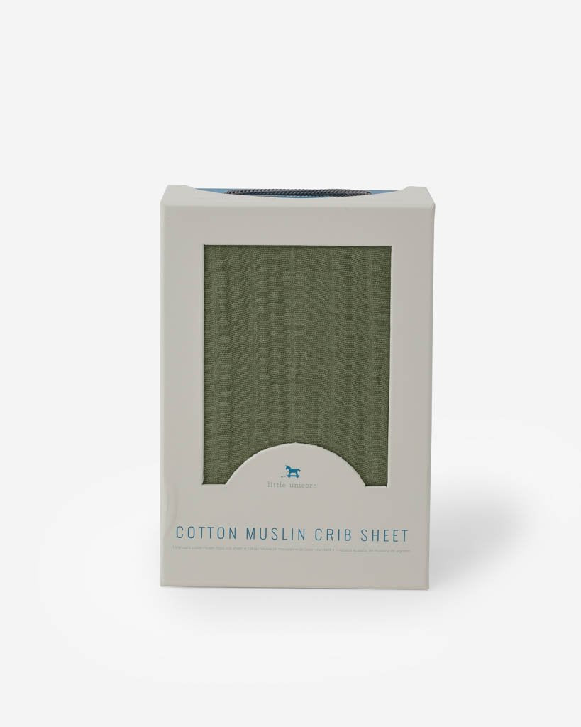 Cotton Muslin Crib Sheet