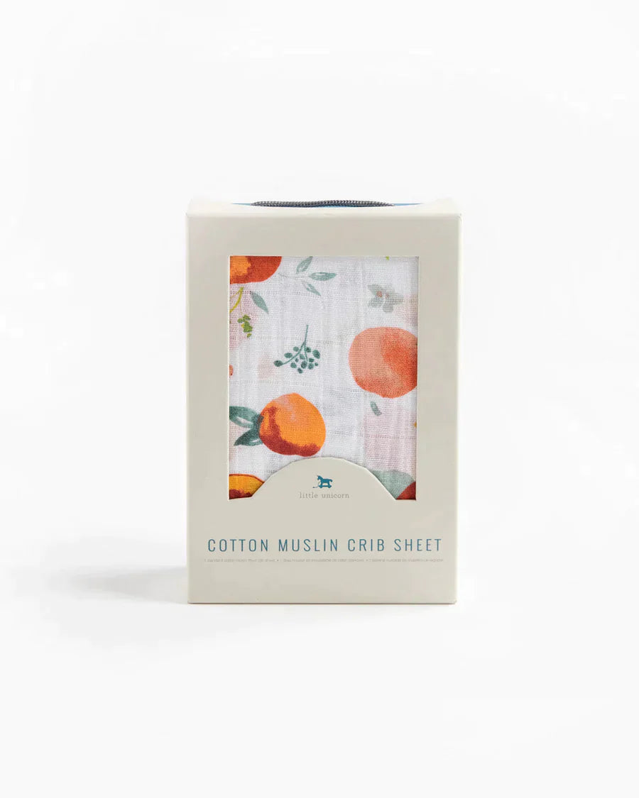 Cotton Muslin Crib Sheet