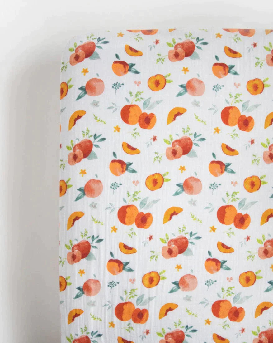 Cotton Muslin Crib Sheet