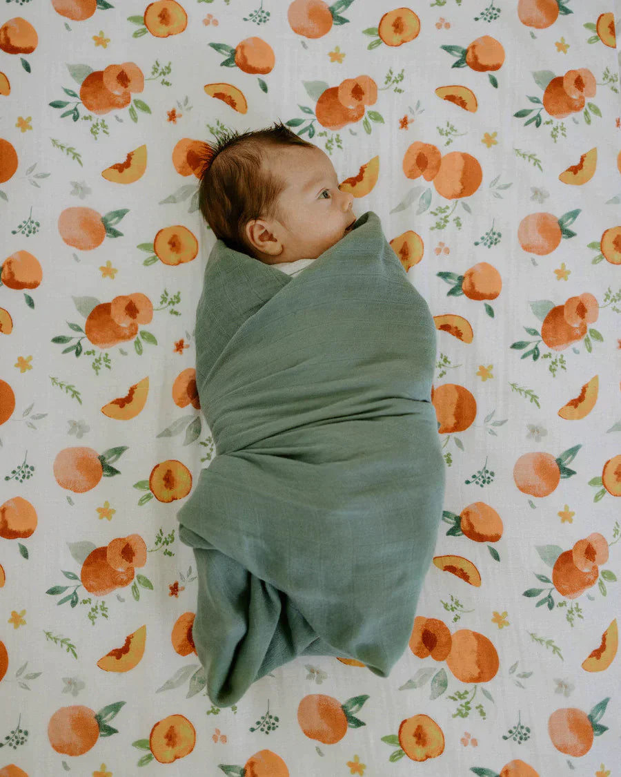 Cotton Muslin Crib Sheet