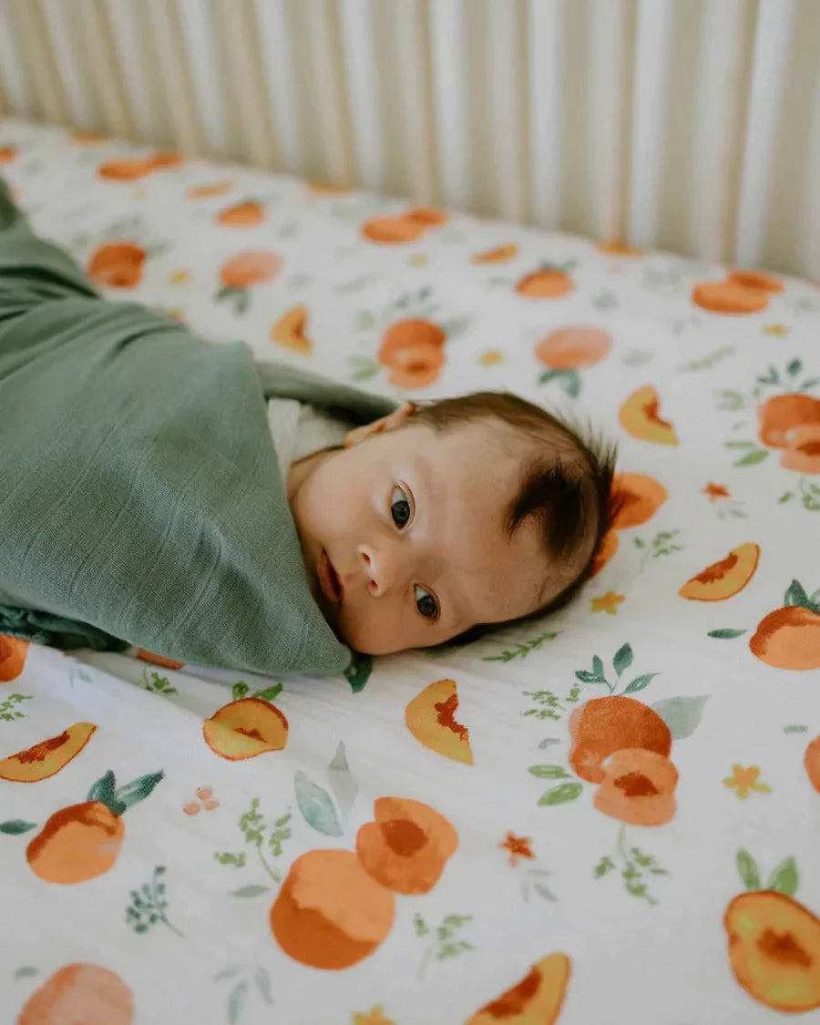 Cotton Muslin Crib Sheet