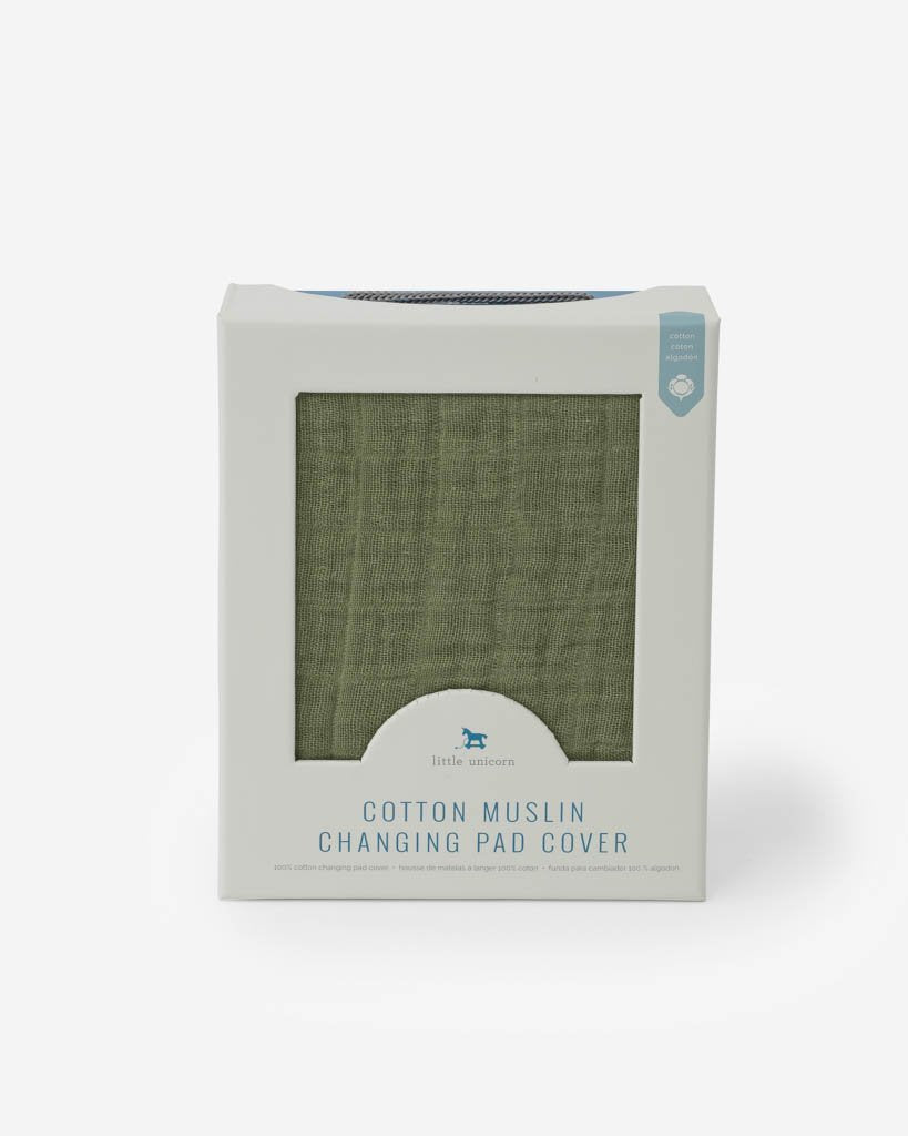 Cotton Muslin Changing Pad Cover