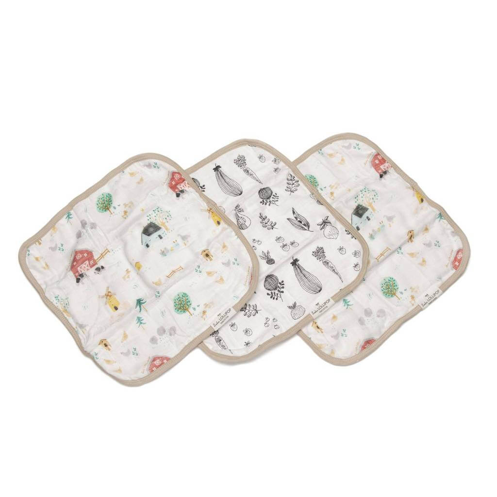 Washcloth 3-pieces Set