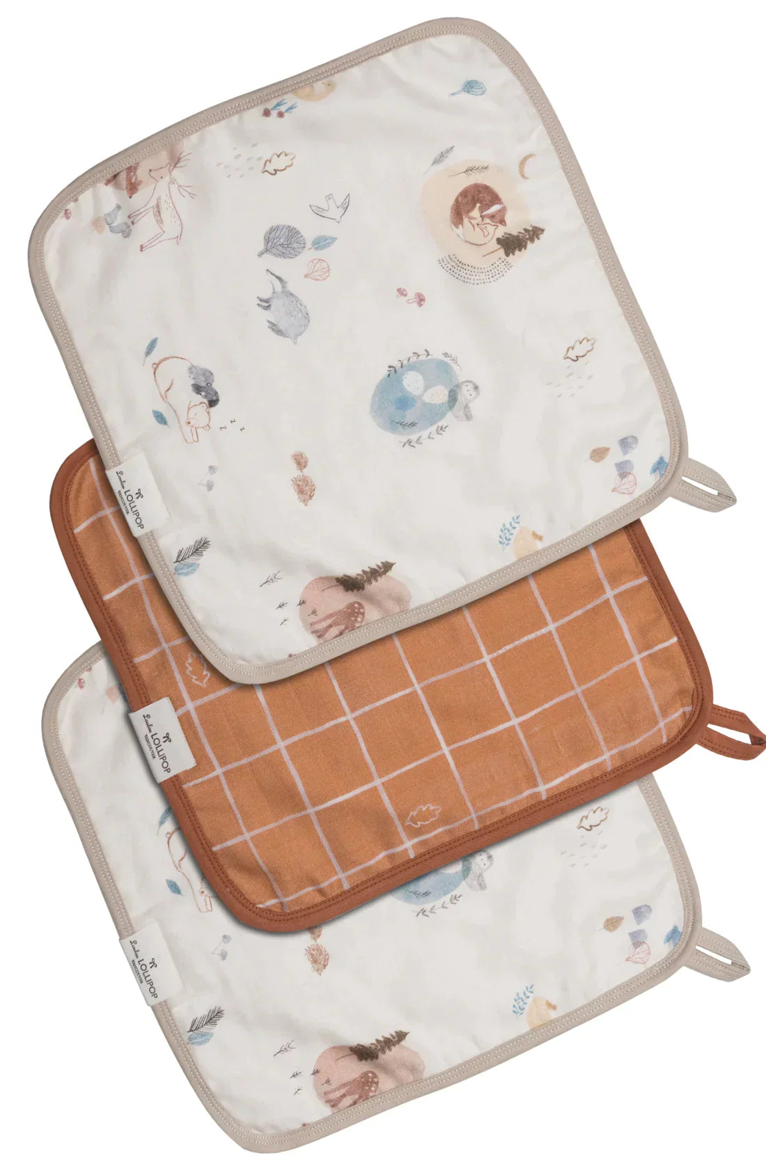 Washcloth 3-pieces Set