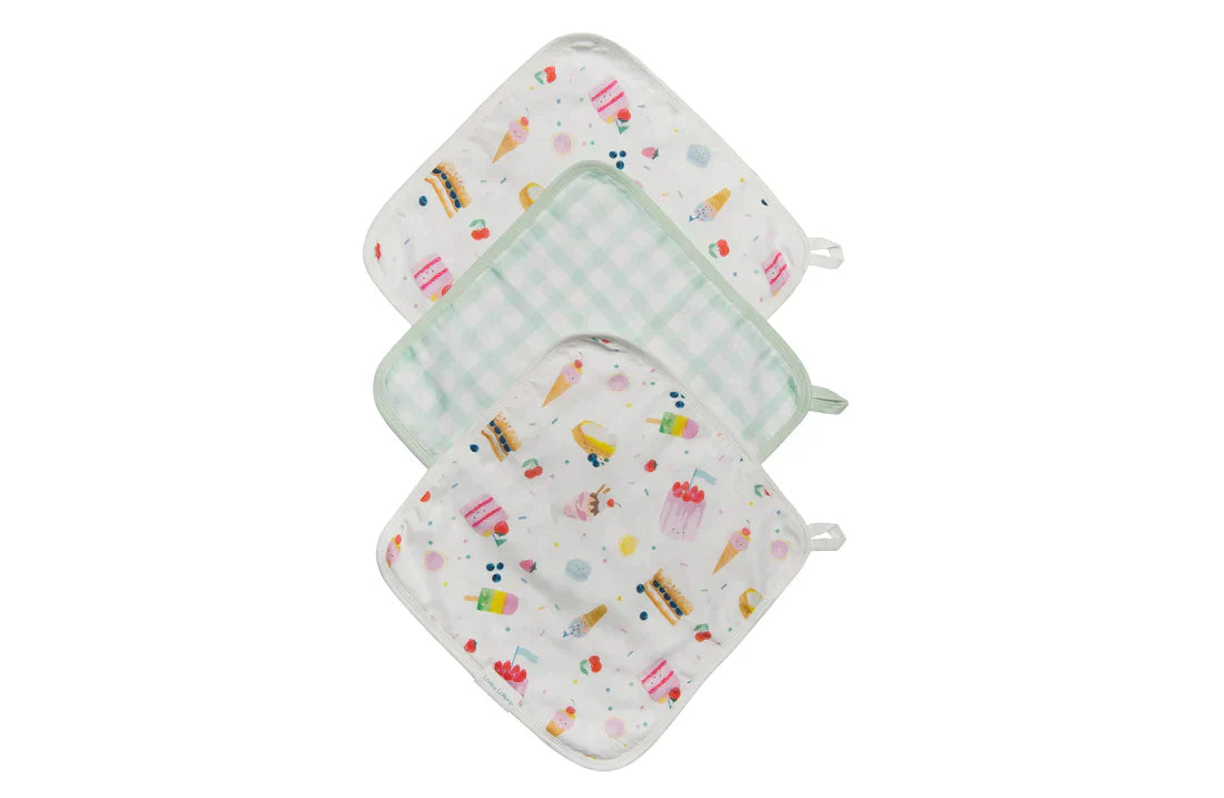 Washcloth 3-pieces Set