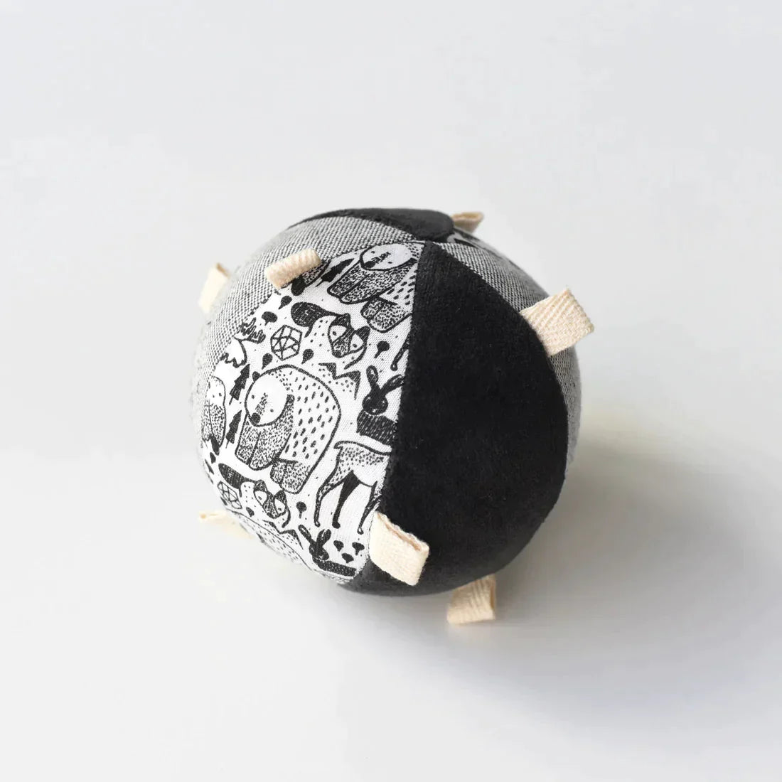 Organic Taggy Ball With Rattle