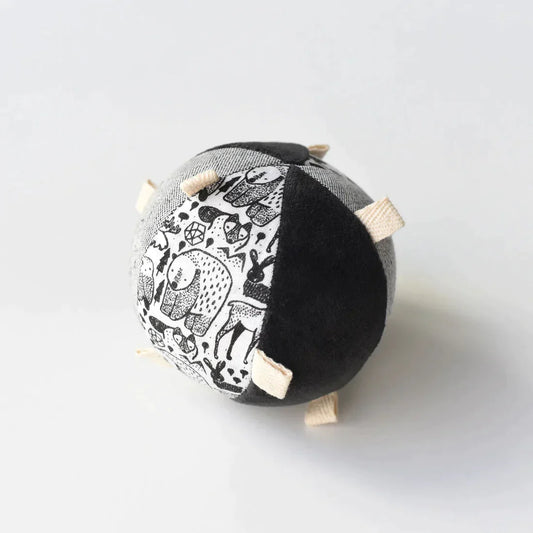 Organic Taggy Ball With Rattle