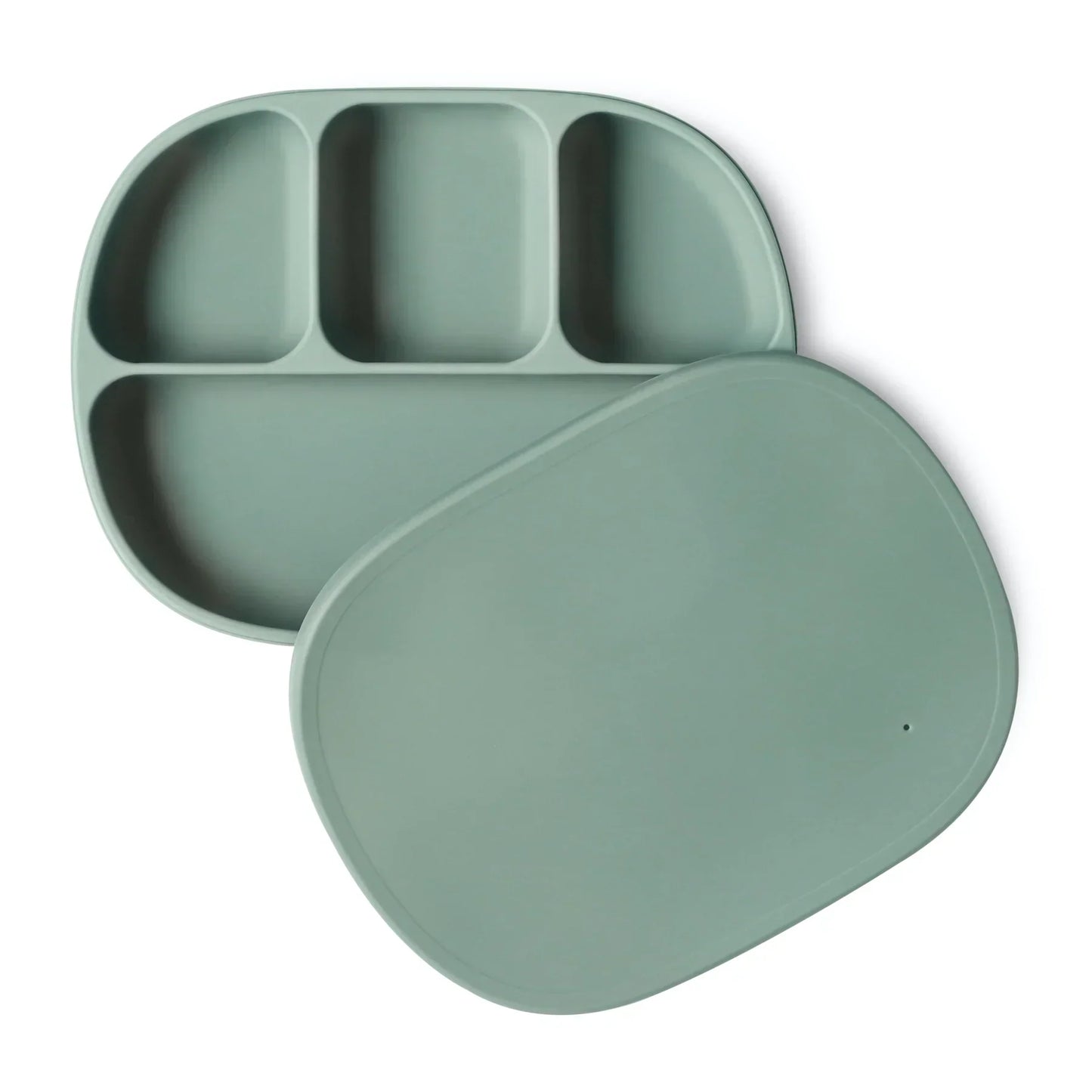 Silicone Suction Divider Plate + Lid