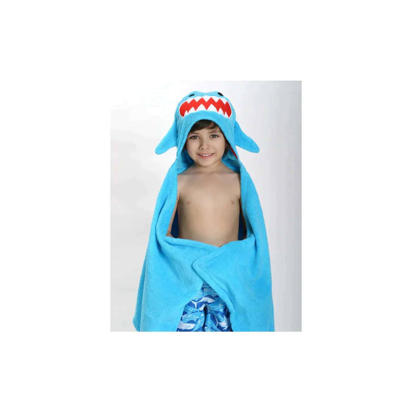 Kids Plush Terry Hooded Bath Towel