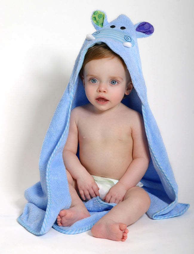 Baby Snow Terry Hooded Bath Towel 0-18M