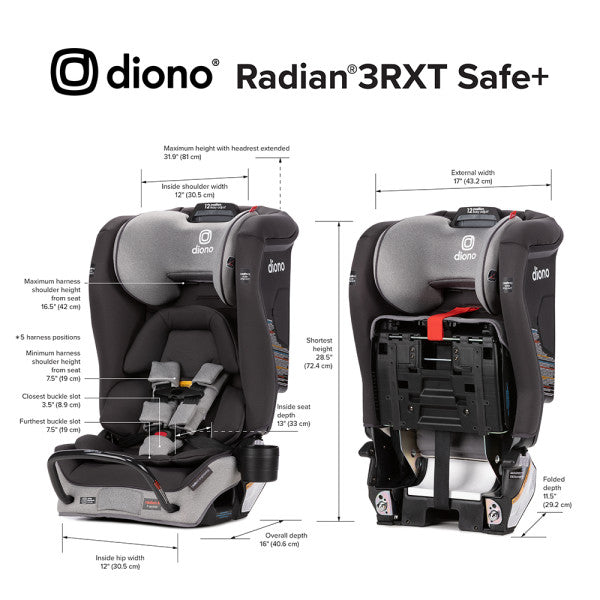 Diono Radian 3RXT SafePlus All-in-One Convertible Car Seat