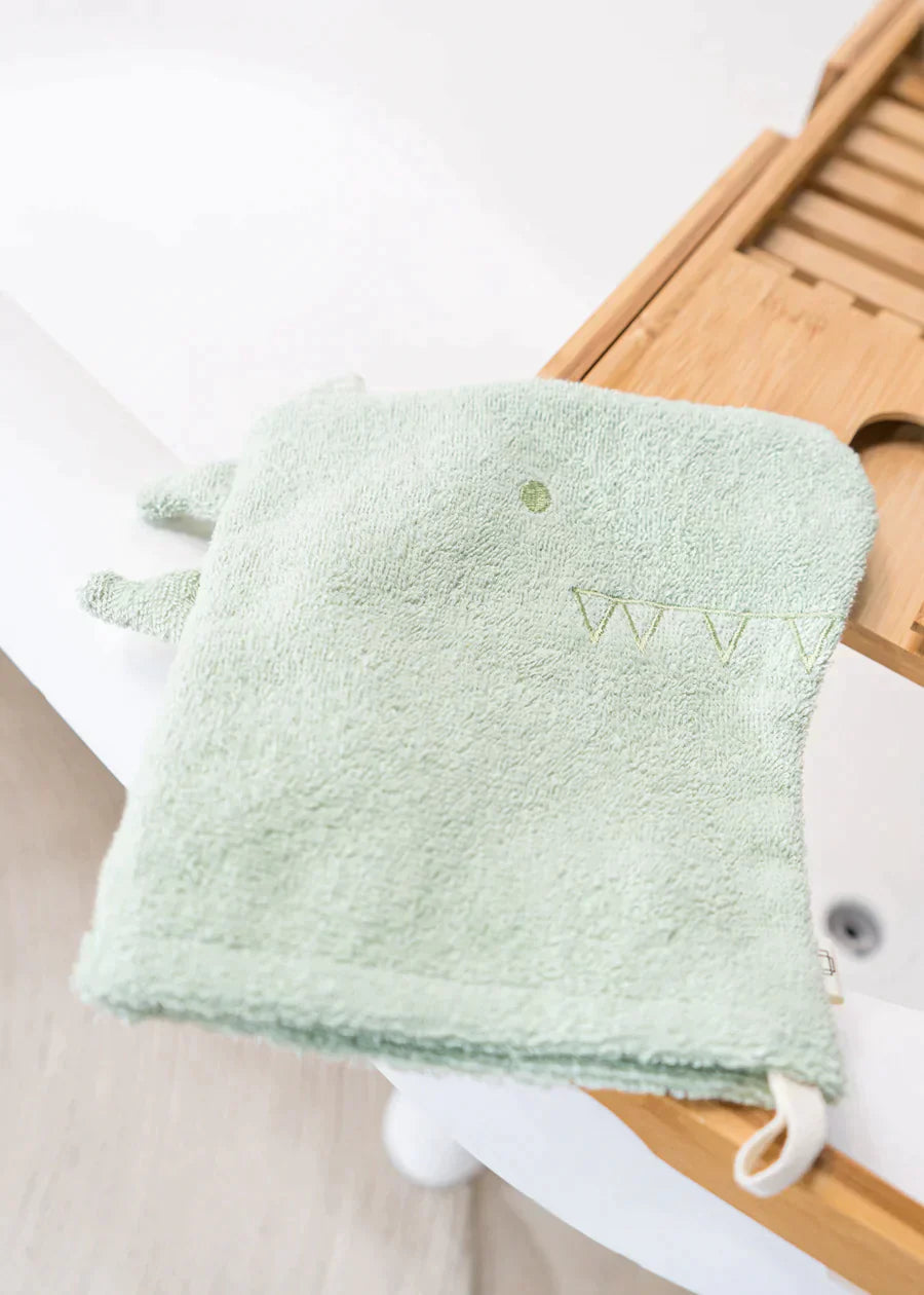 100% Organic Cotton wash Glove