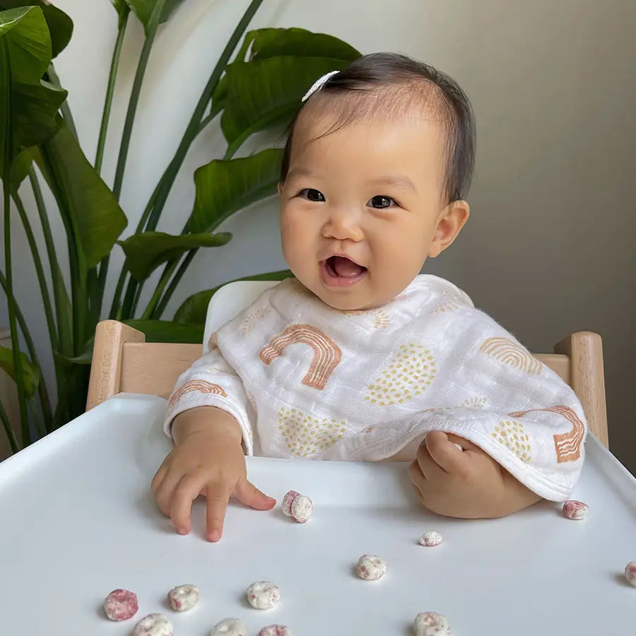 Cotton Muslin Burpy Bibs 2pk