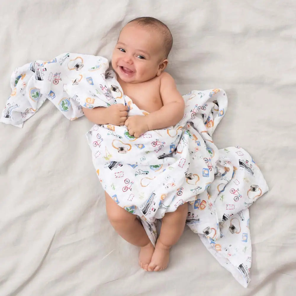 Cotton Muslin Swaddles 4pk
