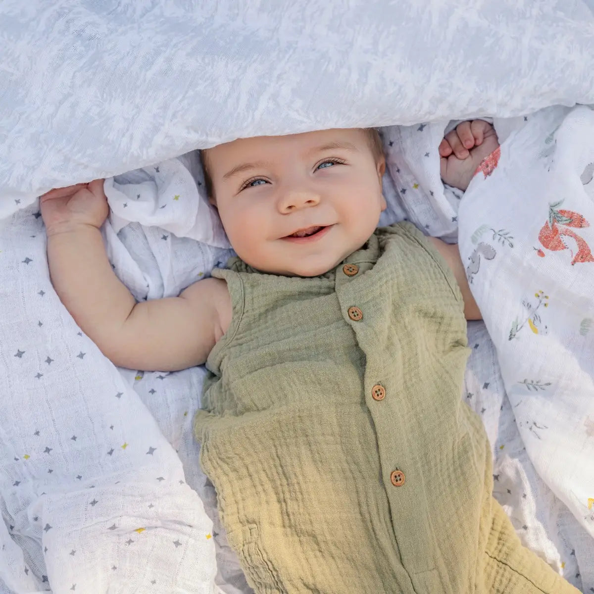 Cotton Muslin Swaddles 4pk