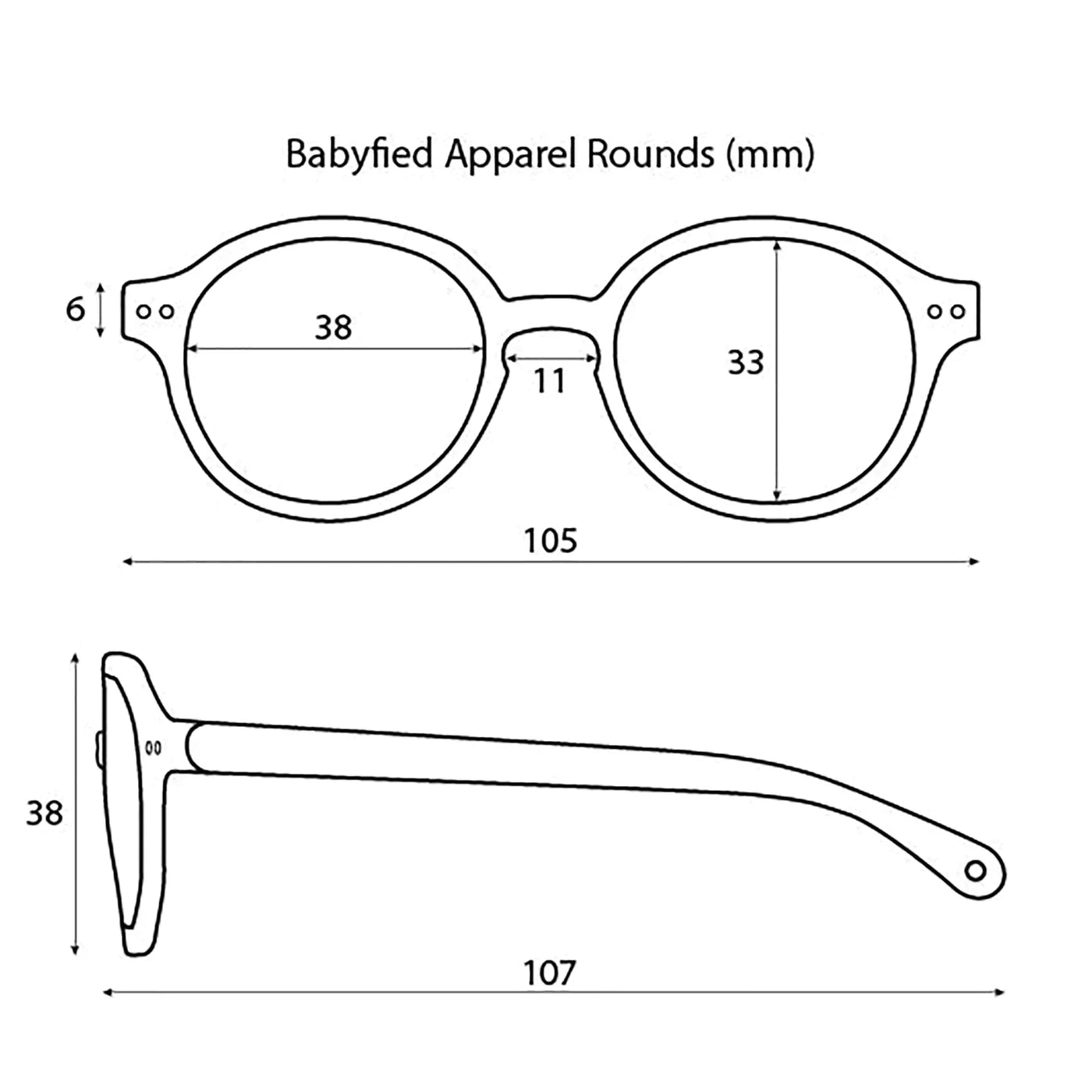 Sunglasses - Glossy Black 2-24 months
