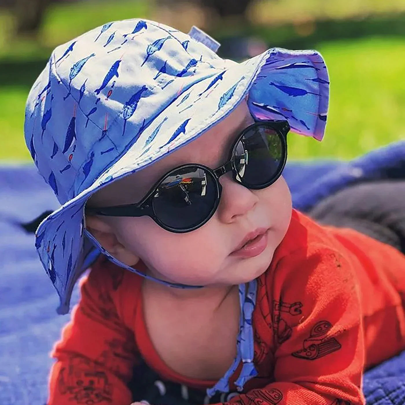 Sunglasses - Glossy Black 2-24 months