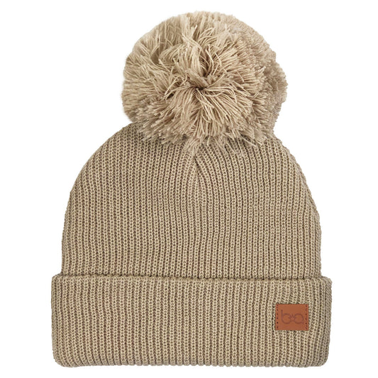 PomPom Toque Beige